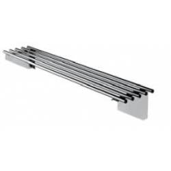 Simply Stainless SS11.2100 2100mm w x 300mm d x 255mm h PIPE WALL SHELF
